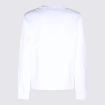 Shop Lanvin White Cotton Sweatshirt