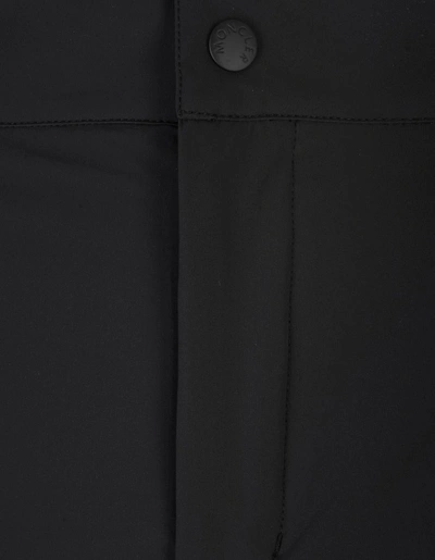 Shop Moncler Grenoble Nylon Bermuda Shorts With Logo In Black