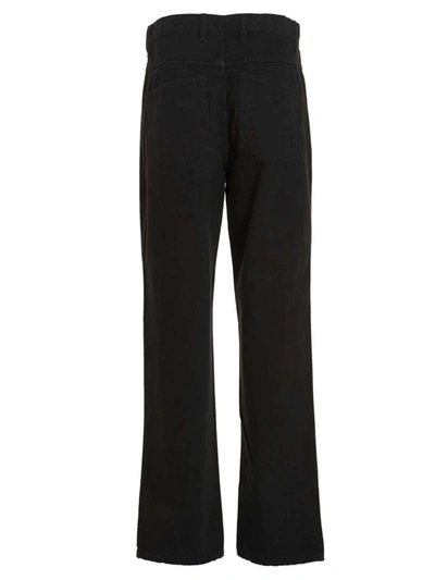Objects Iv Life Buckle-detail Straight-leg Jeans In Gray