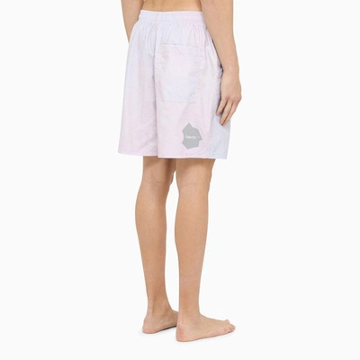 Shop Objects Iv Life Shaded Lilac Beach Boxer Shorts In Purple