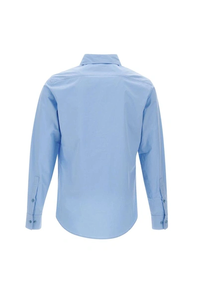 Shop Marni Cotton Shirt In Blue