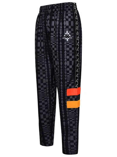 MARCELO BURLON COUNTY OF MILAN MARCELO BURLON COUNTY OF MILAN BLACK POLYESTER SPORTY PANTS 