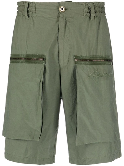 Shop Moschino Shorts In Green