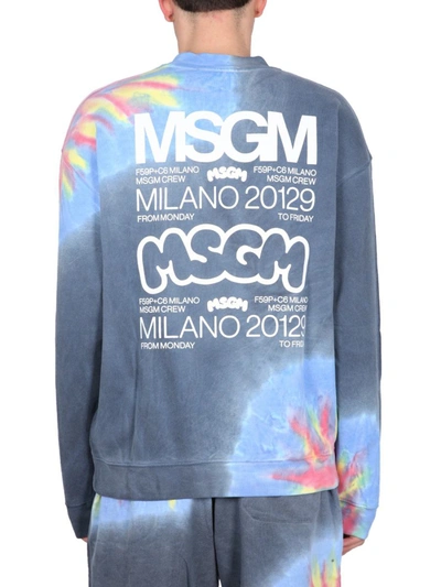 Shop Msgm Sweatshirt  X Butter Studio In Multicolor