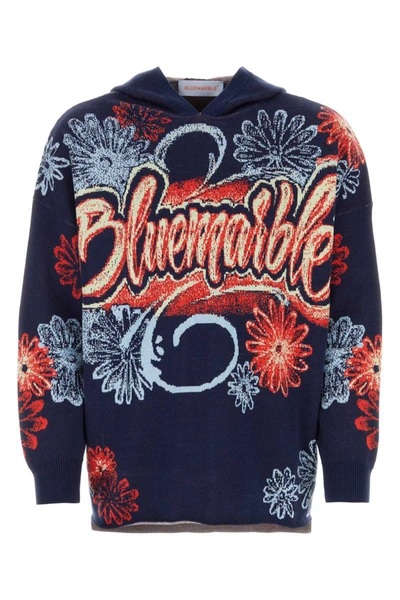 Bluemarble Graphic-print Hoodie In Printed