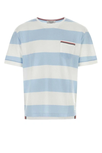 Shop Thom Browne T-shirt In Stripped