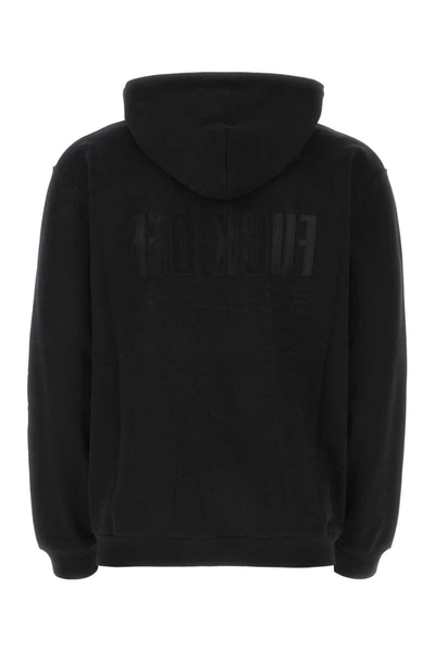 Shop Vtmnts Sweatshirts In Black