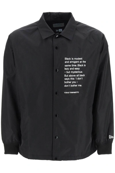 Shop Yohji Yamamoto Nylon Shirt-jacket New Era In Black