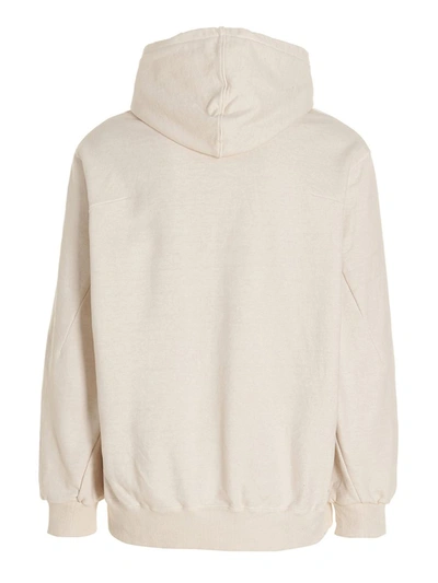Doublet Men's Rust Embroidery Hoodie In White