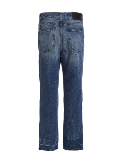 Shop Msgm 'riserva' Jeans In Blue