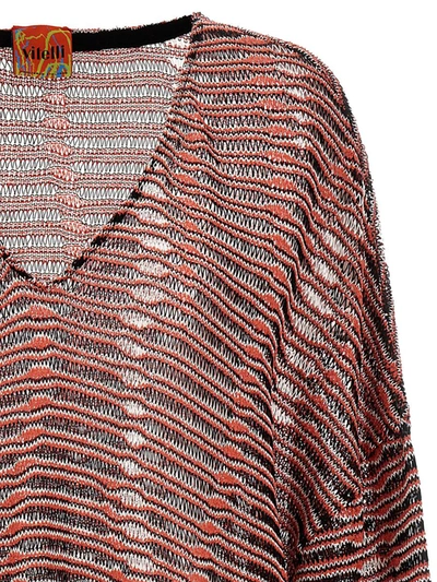 Vitelli Wave Jacquard Sweater, Cardigans In Multicolor