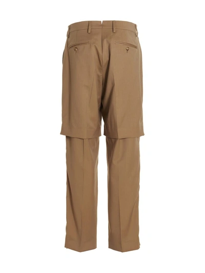 Shop Vtmnts Tailored Pants In Beige