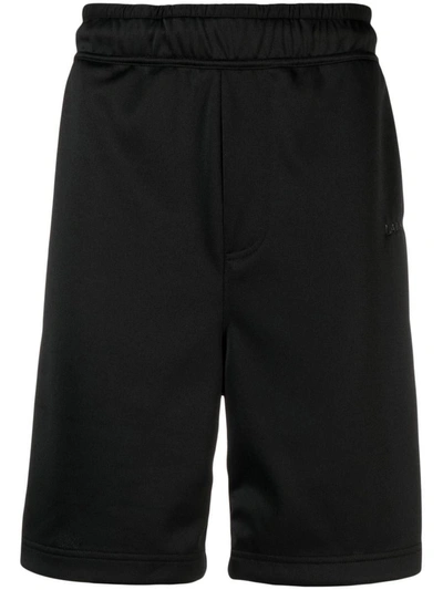 Shop Lanvin Logo Tracksuit Shorts In Black