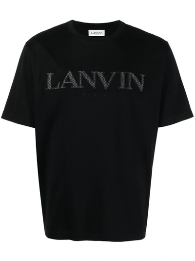Shop Lanvin T-shirt Clothing In Black