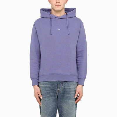 Shop Apc A.p.c. Hoodie In Purple