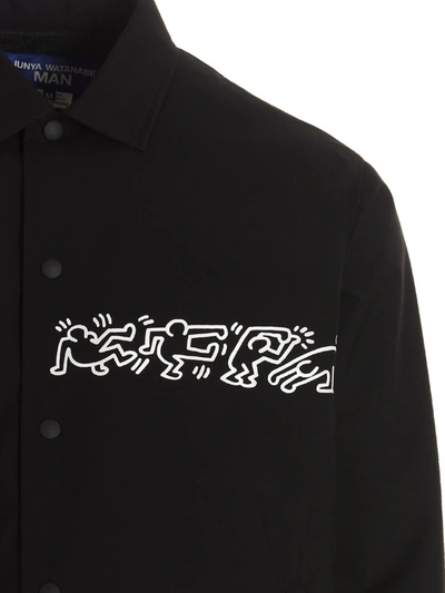 Shop Junya Watanabe 'keith Haring' Jacket In Black
