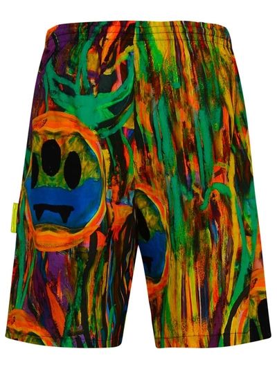 Shop Barrow Multicolor Cotton Bermuda Shorts