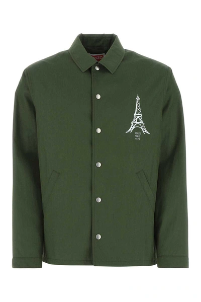 Shop Kenzo Jackets In Green