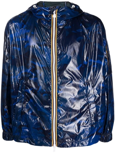 Shop K-way R&d K-way Claudey Jacket In Blue