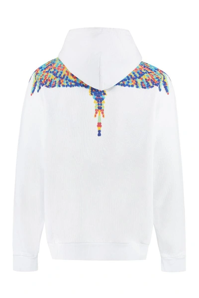 Shop Marcelo Burlon County Of Milan Hooded Sweatshirt In White