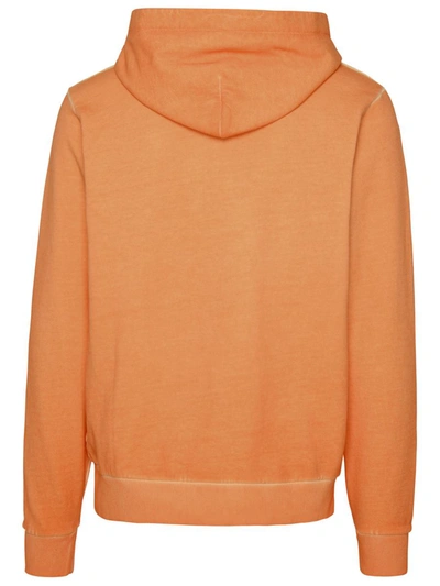 Shop Marcelo Burlon County Of Milan Sunset Orange Cotton Hoodie