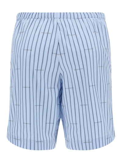 Shop Givenchy Bermuda Shorts In Baby Blue