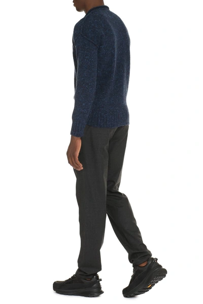 Shop Aspesi Knit Wool Pullover In Blue
