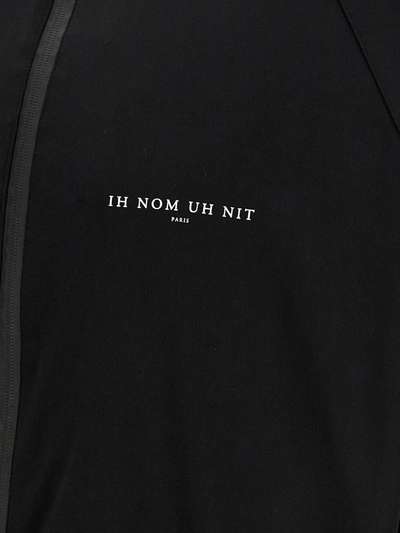 Shop Ih Nom Uh Nit 'mask Authentic' Track Sweatshirt In Black