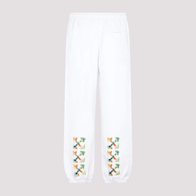 Shop Off-white Brush Slim Sweatpants In Multicolour