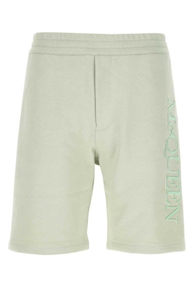 Shop Alexander Mcqueen Shorts In Green