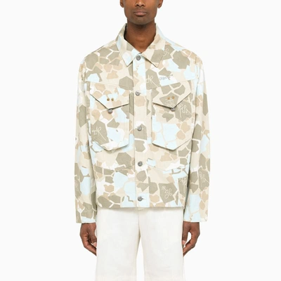Objects Iv Life Multicoloured Canvas Jacket In Multicolor