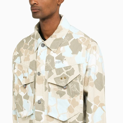 Objects Iv Life Multicoloured Canvas Jacket In Multicolor
