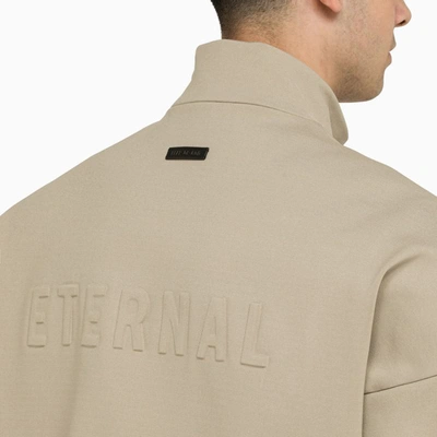 Shop Fear Of God Eternal Jacket With Zip In Beige