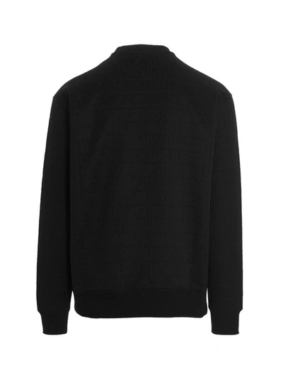 Shop Moschino 'monogram' Sweatshirt In Black