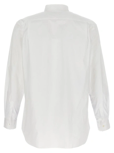 Shop Comme Des Garçons Patterned Square Shirt In White