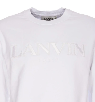 Shop Lanvin Sweaters In White
