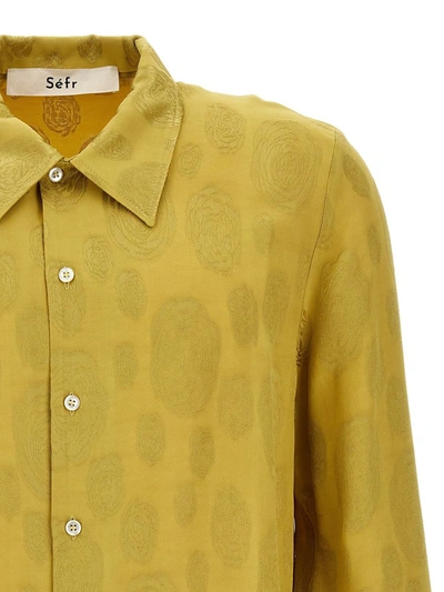 Shop Séfr 'ja'' Shirt In Yellow