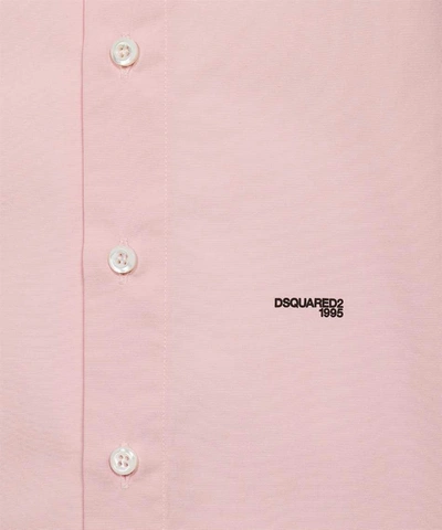 Shop Dsquared2 Cotton Shirt In Pink