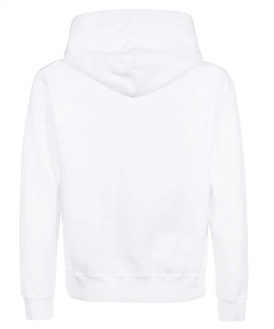 Shop Dsquared2 Icon Cotton Hoodie In White