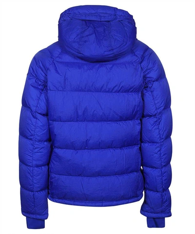 Shop Parajumpers Norton Hooded Down Jacket In Blue