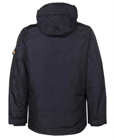 Shop Parajumpers Right Hand Core Techno Fabric Padded Jacket In Blue