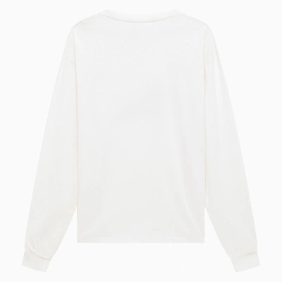 Shop 1989 Studio Studio Ranch Little Buffalo L/s T-shirt In White