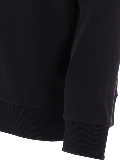 Shop Burberry "ansdell" Hoodie In Black