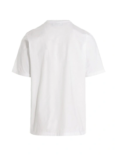 Shop Dsquared2 T-shirt 'd2 Caten's Beach' In White