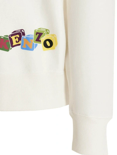 Shop Kenzo 'boke Boy Oversize' Sweatshirt In White