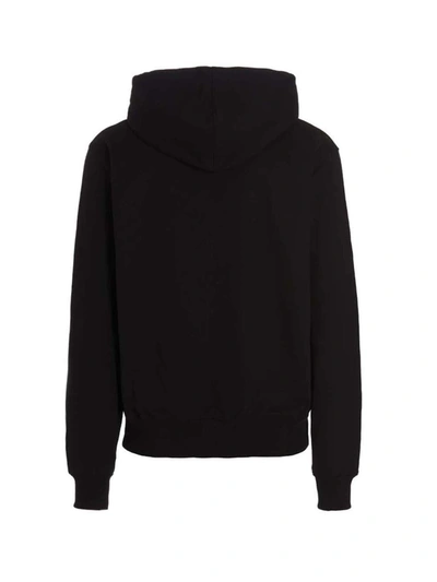 Shop Helmut Lang 'core' Hoodie In White/black