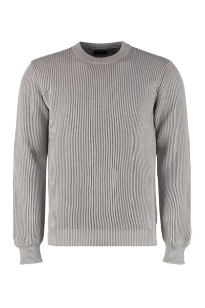 Shop Roberto Collina Wool Sweater In Grey