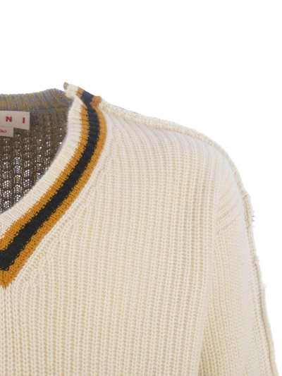 Shop Marni Sweater In Beige