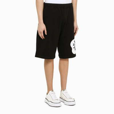 Shop Kenzo Sports Bermuda Shorts In Black