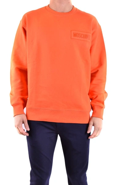 Shop Moschino Sweatshirts In Orange